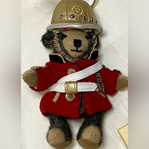 Burberry Regimental Bear Keychain Bag Charm - Picture 6 of 13